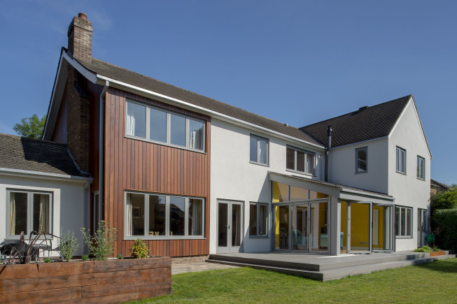 Photography for Niche Design Architecture. Exterior photography of Porch and garden room extension