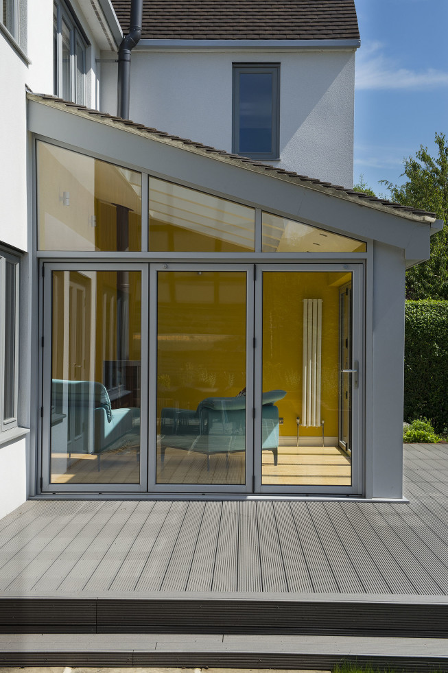 Photography for Niche Design Architecture. Exterior photography of Porch and garden room extension