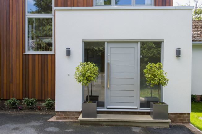 Photography for Niche Design Architecture. Exterior photography of Porch and garden room extension