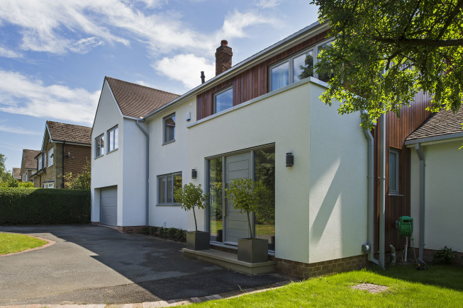 Photography for Niche Design Architecture. Exterior photography of Porch and garden room extension